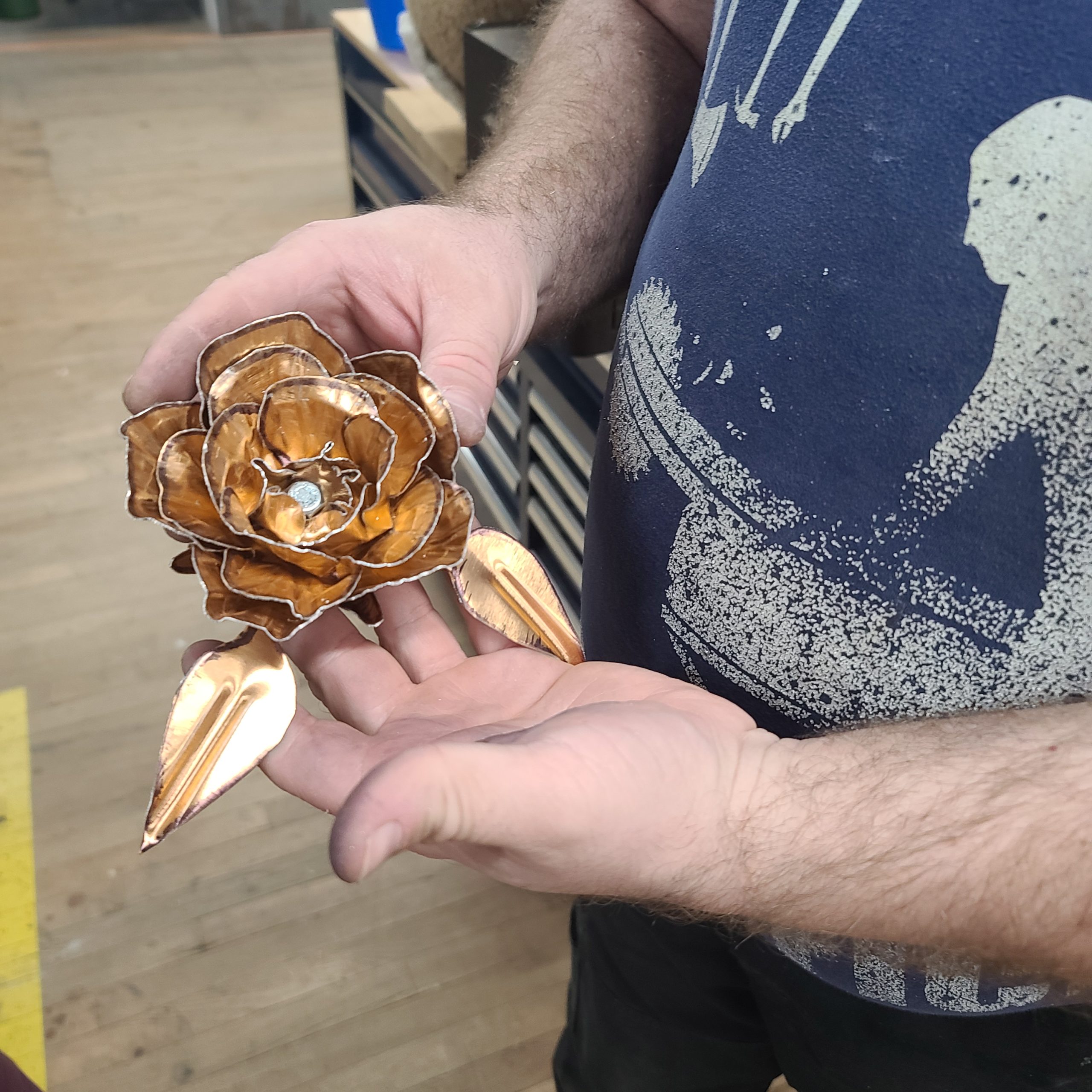 Ben's metal rose