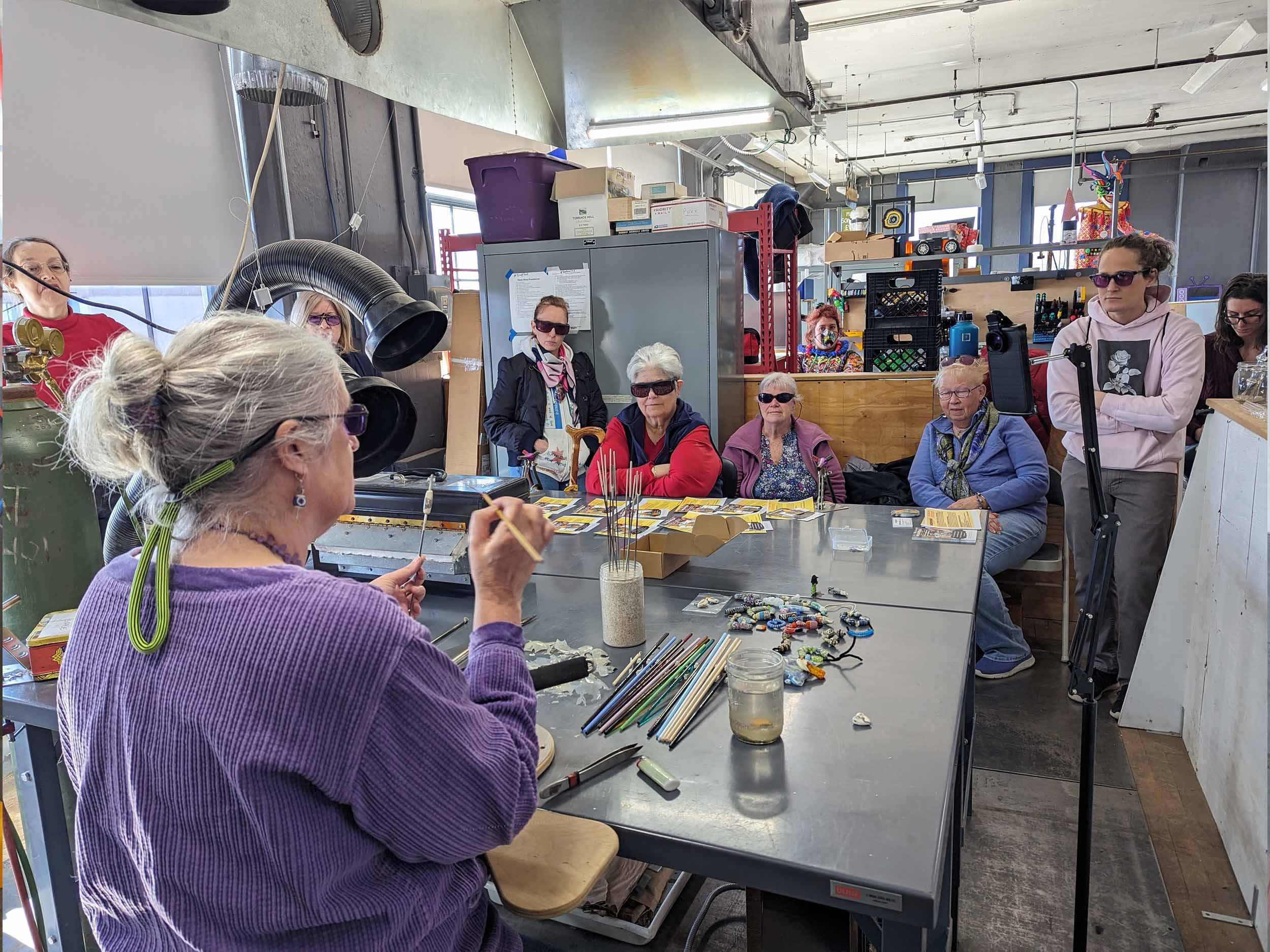 Glass Shop Hosts Flameworking Event